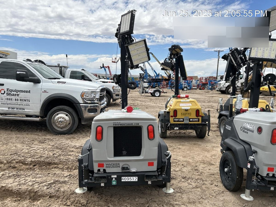 2024 Wacker Neuson LTT4 Diesel, Kohler KDW702, Deep Sea Controller, Auto Start, LED 320W, Bypass Outlet, T3