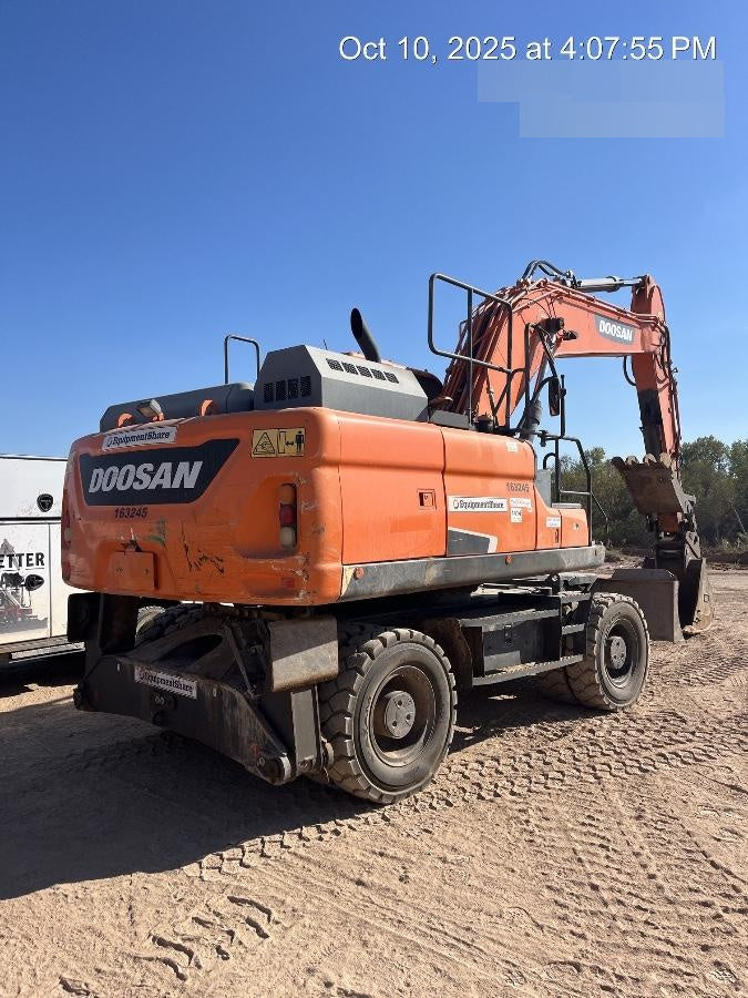 2019 Doosan DX210WE-5 Standard Wheeled Excavator, Hydraulic Quick Coupler