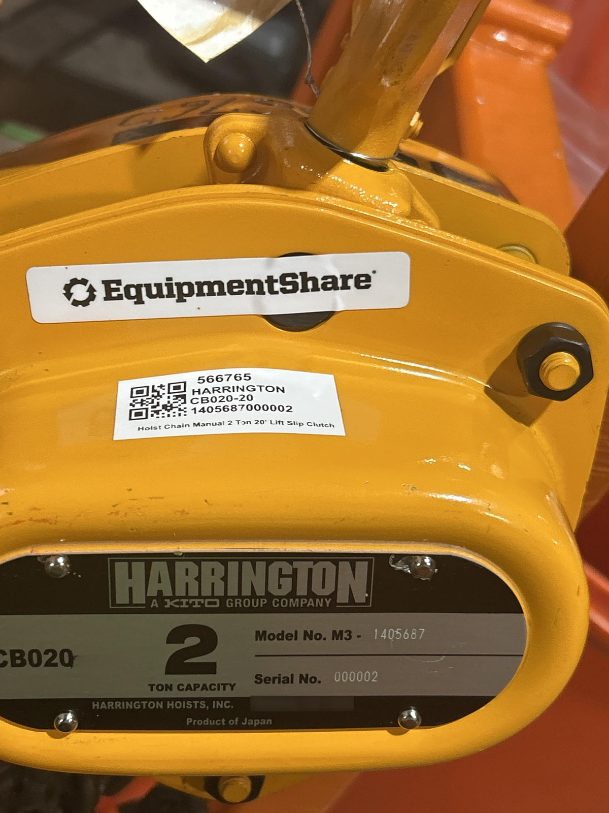 2025 HARRINGTON CB020-20