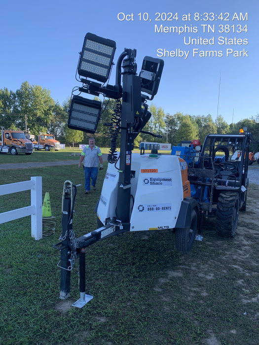 2023 Generac MLT2 Diesel, Flex Switch 120V Input, Powerzone Controller, 
(4) 320W LED Lights, 4kW Generator, 39.9 Gal Fuel Tank, 2" Ball, T3