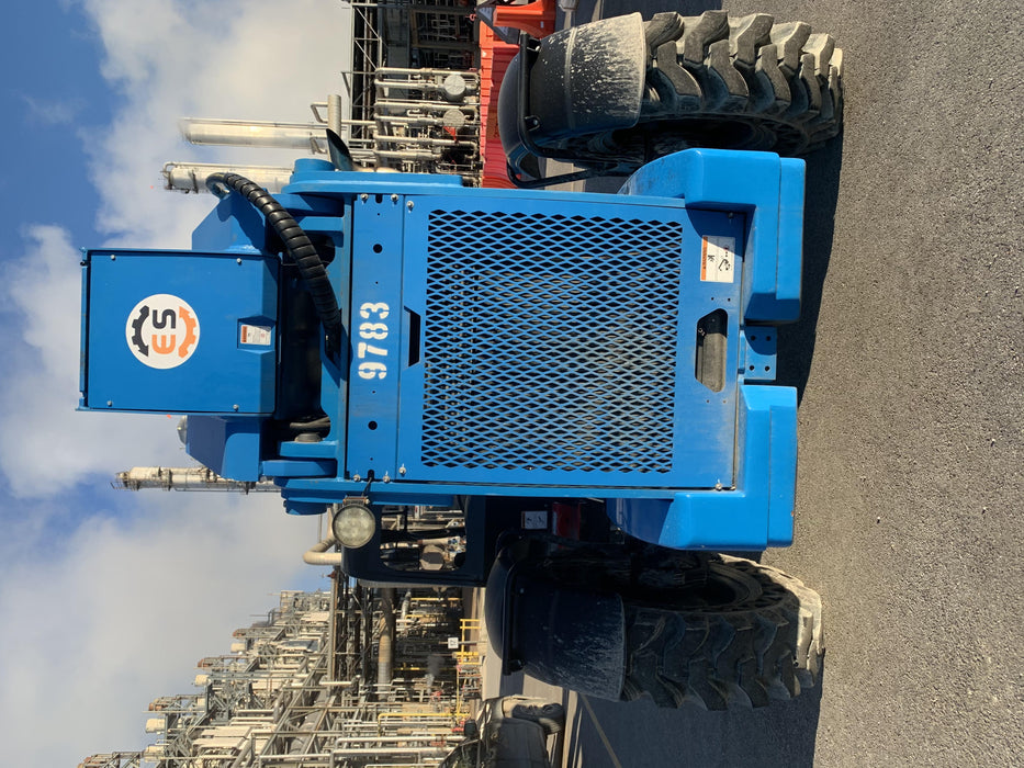 2018 Genie GTH-1056 Genie GTH-1056 w/Open ROPS, Solid Tires, Work Light/Beacon, 60" Carriage and Forks