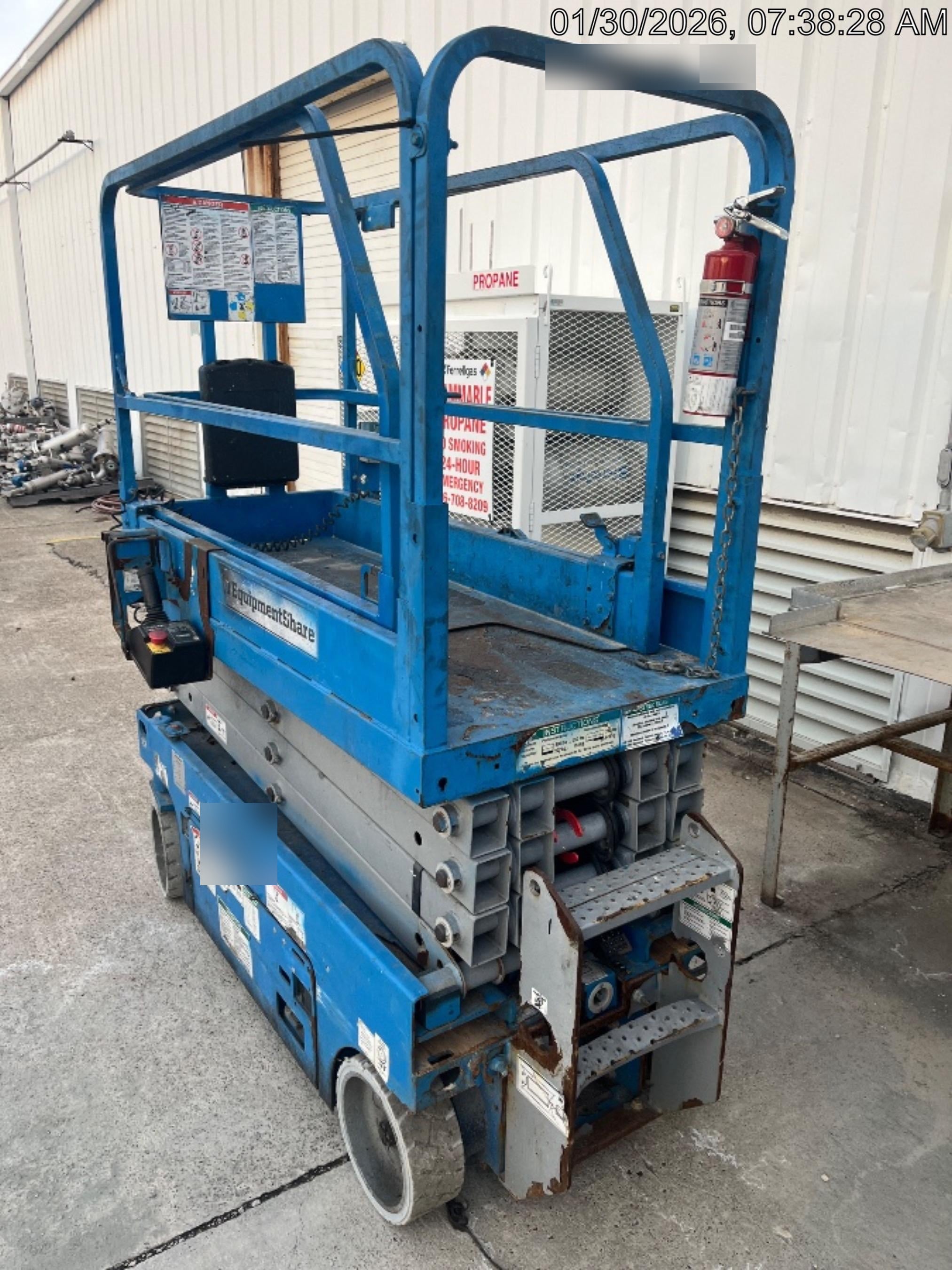 2019 Genie GS-1930 Fixed Rails with Chain Entry
