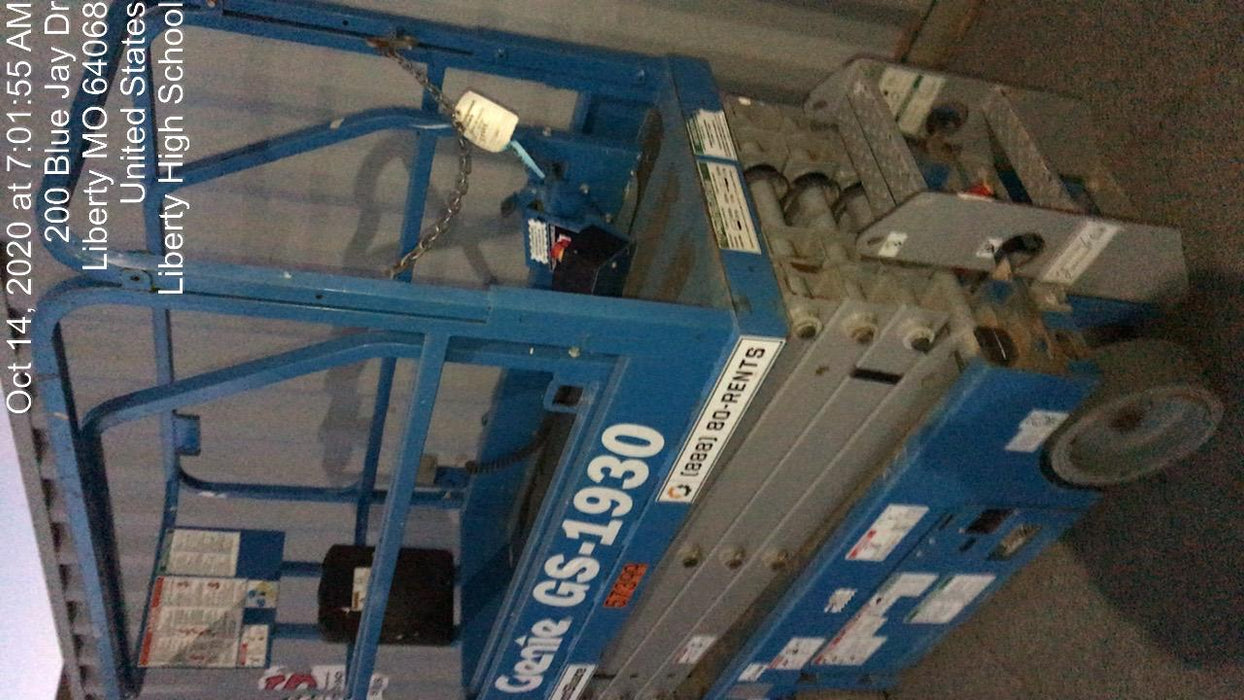 2016 Genie GS-1930 Standard Rental Specs