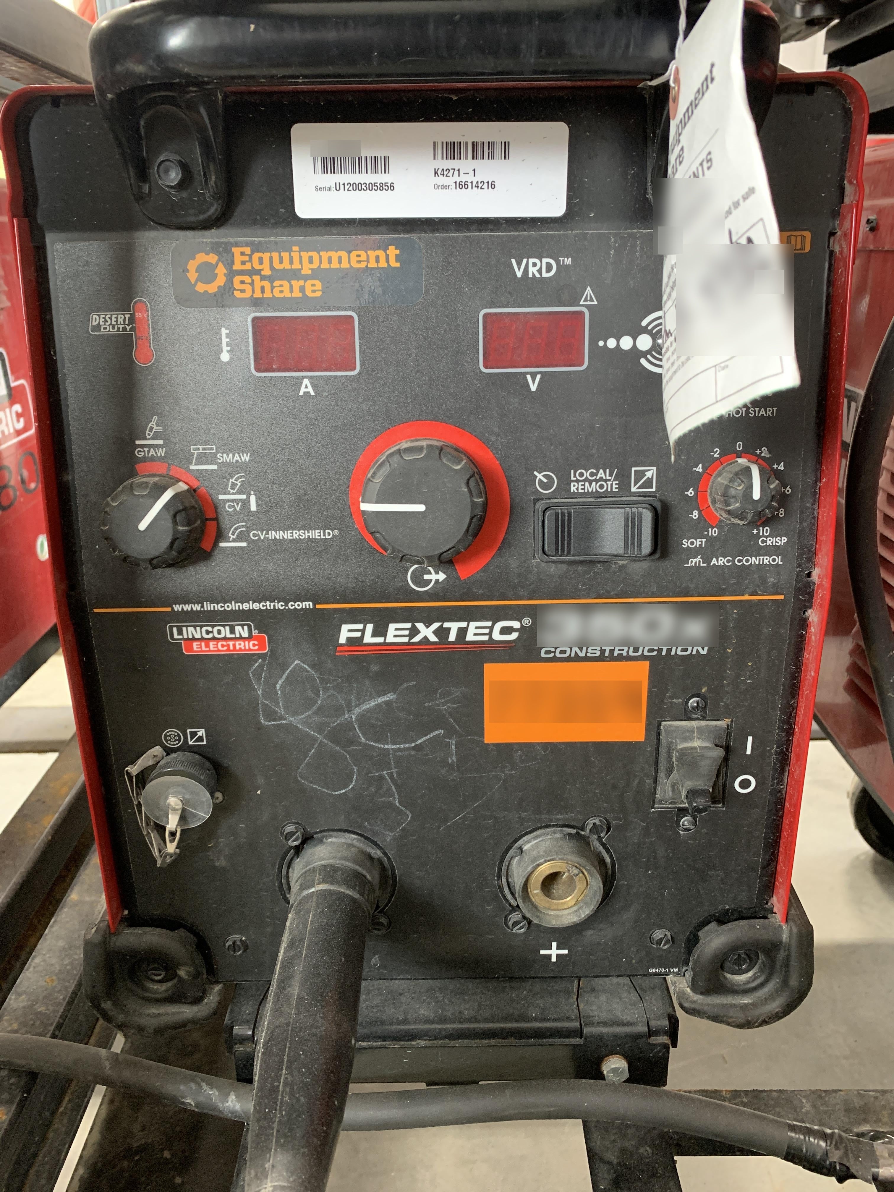 2020 LINCOLN ELECTRIC FLEXTEC 350X