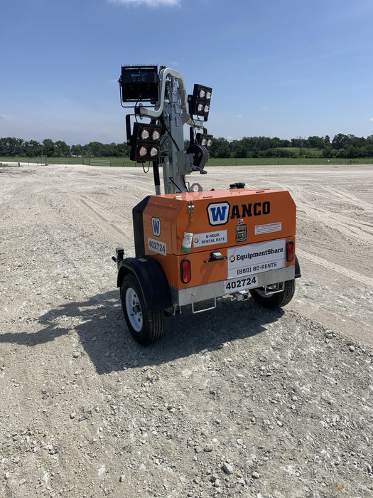 2024 Wanco WLTT-4MM4K Diesel, Deep Sea Controller, Shore Power Plug, Auto Start, (4) 350W LED Floodlights, 4kW Generator, 60 Gal Fuel Tank, 2" Ball, T3