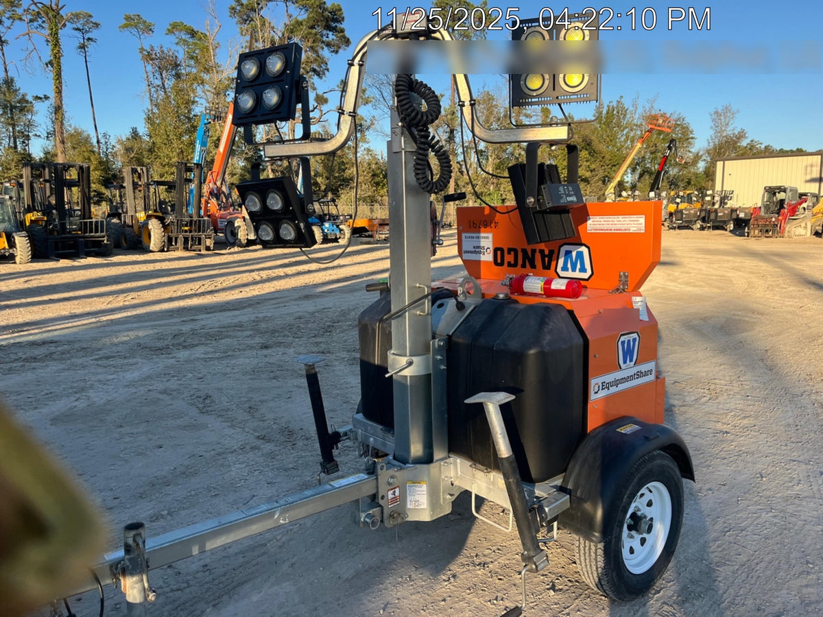 2024 Wanco WLTT-4MM4K Diesel, Deep Sea Controller, Shore Power Plug, Auto Start, (4) 350W LED Floodlights, 4kW Generator, 60 Gal Fuel Tank, 2" Ball, T3