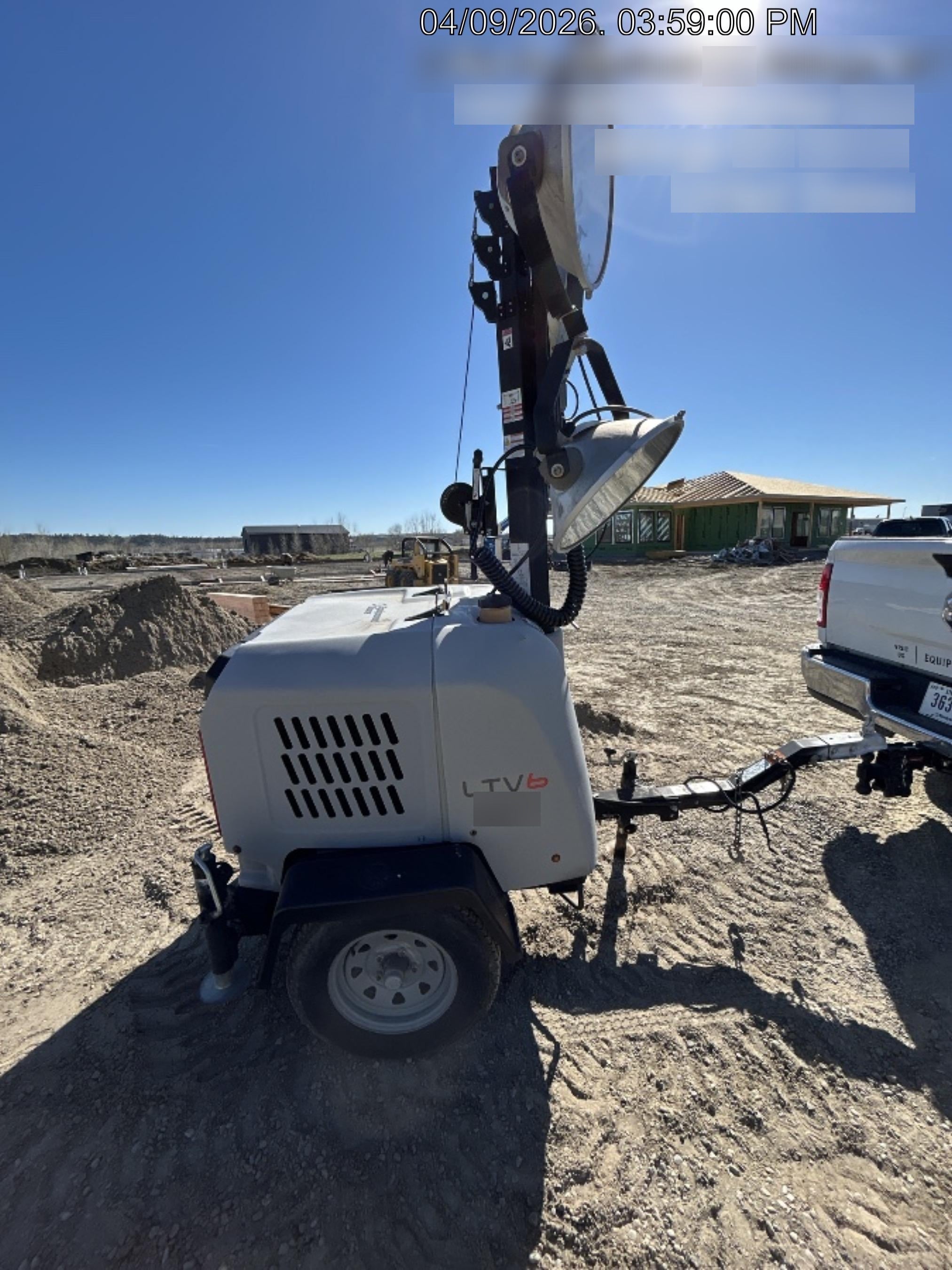2018 Wacker Neuson LTV6L-MH Wacker Neuson LTV6L Mobile Light Tower w/Fuel Level Sensor Installed