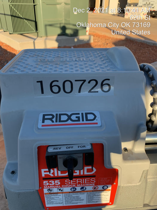 2021 RIDGID 535