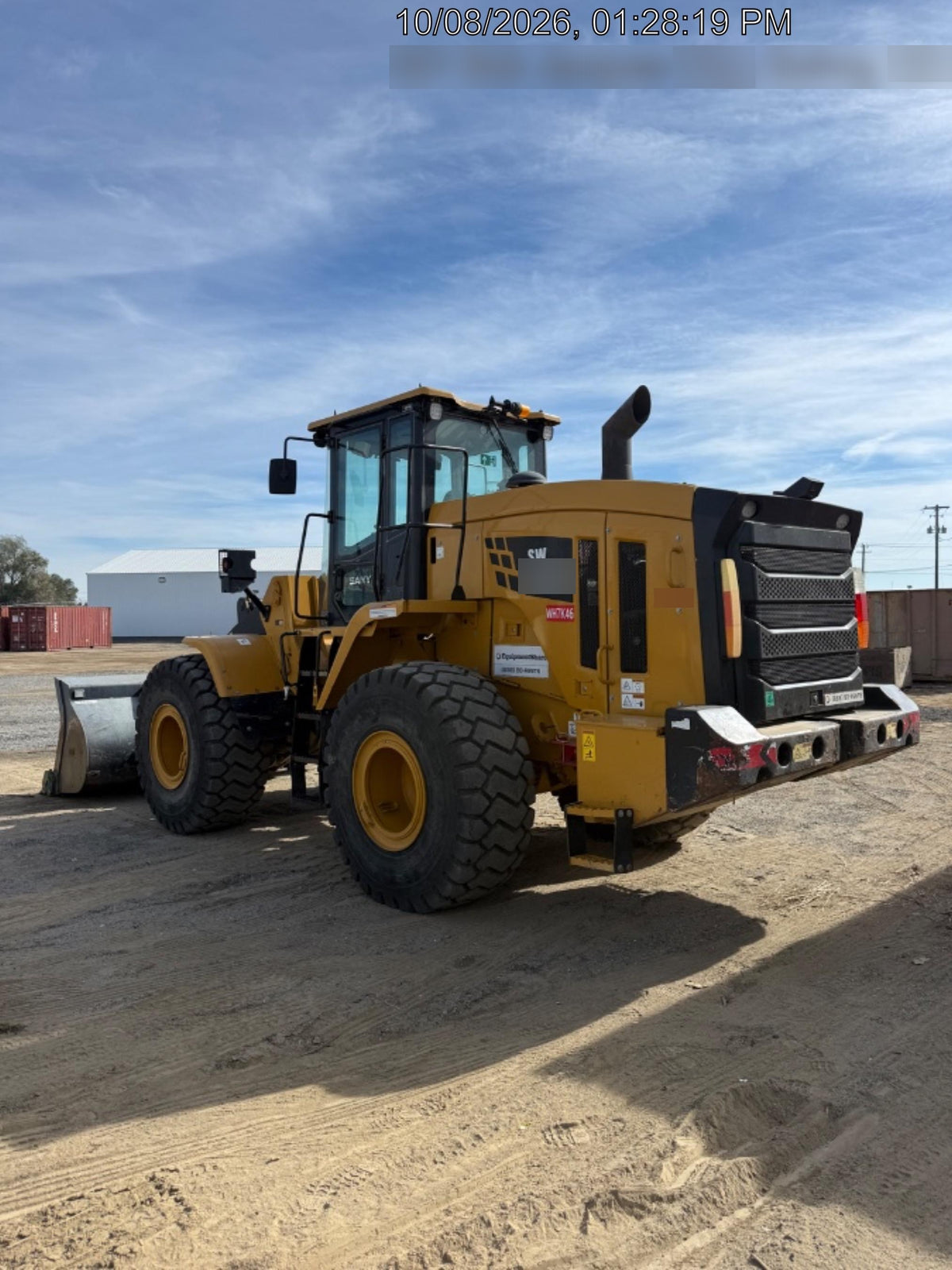 2019 Sany SW405K Tier 4, Cab, 3rd Function Hydraulics Smooth Pin On Bucket