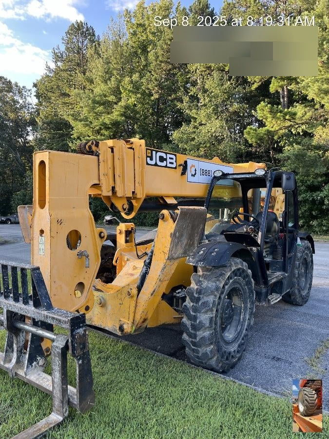 2019 JCB 510-56 Canopy, 74 HP, Solid Tires, STD Worklight, Beacon, Aux Hydraulics, Lifting Eye, Back up Alarm w/66" Carriage/60" Forks