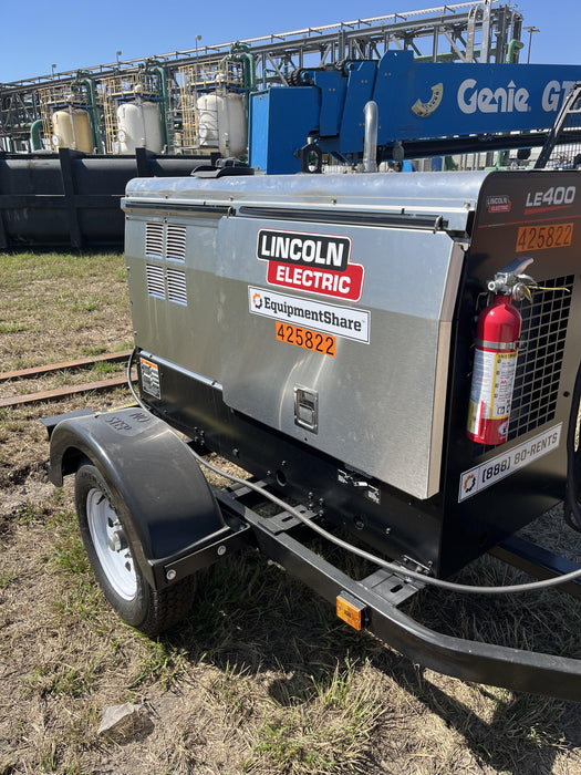 2024 Lincoln Electric LE400 Kubota V1505, Trlr, Cable Rack, Light Kit, ES Decals, T3
