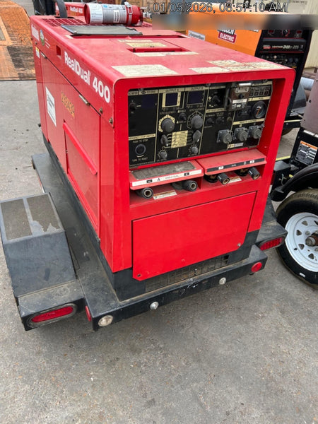 2022 Shindaiwa DGW400MDL Kubota D902 Engine, 23 HP, Dual Op Welder, Wire, Arc, Droop Stick, Tig, and CC Stick Functionality, Simulphase, 3 Phase and 1 Phase Gen Output, Single Axle NB Trlr, Slr Trckl Chrg 12V 12W, Fire Ext