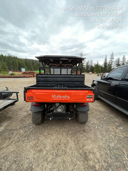 2022 Kubota RTV-X1140W-H Plastic Canopy, Windshield Acrylic Clear, LED Strobe Light, Wire Harness Kit, Back up Alarm