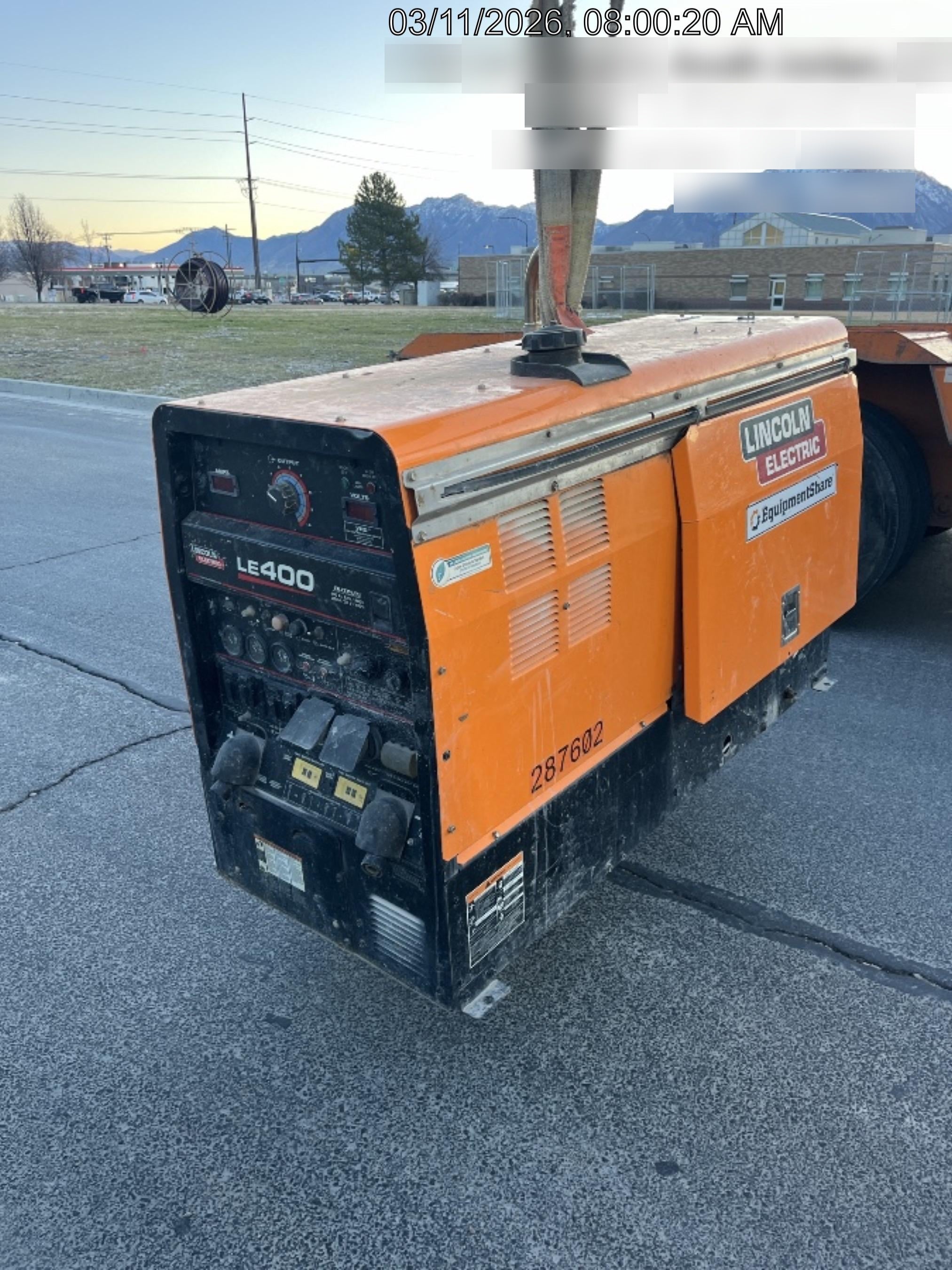 2023 Lincoln Electric LE400 Kubota V1505, Trlr, Cable Rack, Light Kit, ES Decals, T3