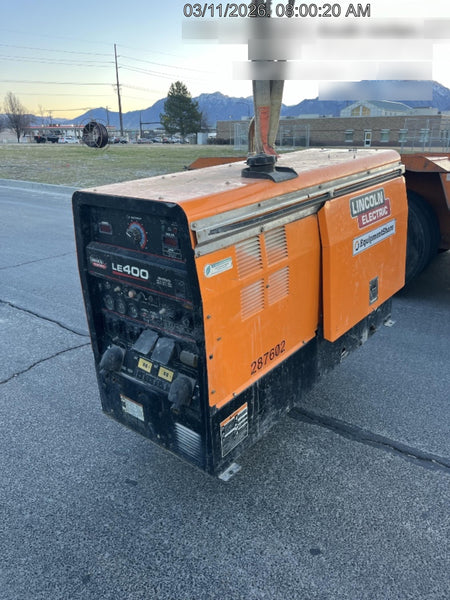 2023 Lincoln Electric LE400 Kubota V1505, Trlr, Cable Rack, Light Kit, ES Decals, T3
