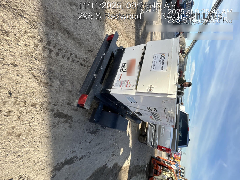 2020 Multiquip DLW400ESA4 400 amp Welder, 14kW, 120/240V, T4F Kubota, Trailer