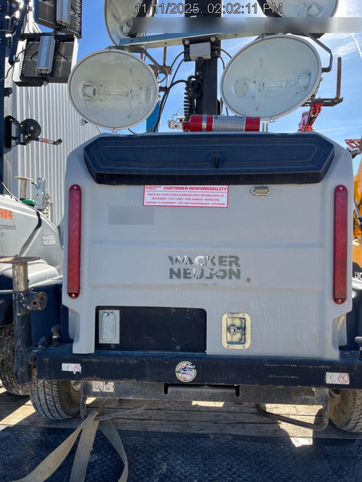 2018 Wacker Neuson LTV6L-MH Wacker Neuson LTV6L Mobile Light Tower w/Fuel Level Sensor Installed