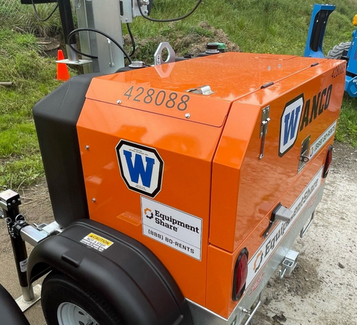 2024 Wanco WLTT-4MM4K Diesel, Deep Sea Controller, Shore Power Plug, Auto Start, (4) 350W LED Floodlights, 4kW Generator, 60 Gal Fuel Tank, 2" Ball, T3