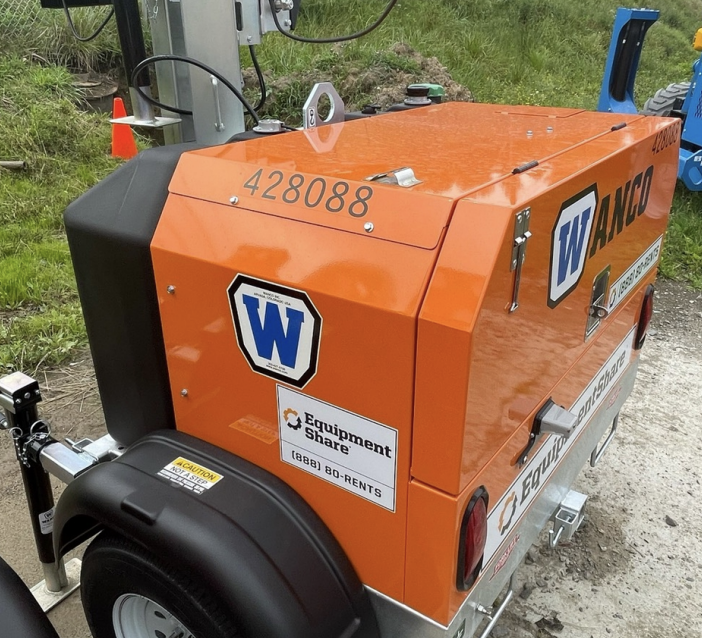 2024 Wanco WLTT-4MM4K Diesel, Deep Sea Controller, Shore Power Plug, Auto Start, (4) 350W LED Floodlights, 4kW Generator, 60 Gal Fuel Tank, 2" Ball, T3