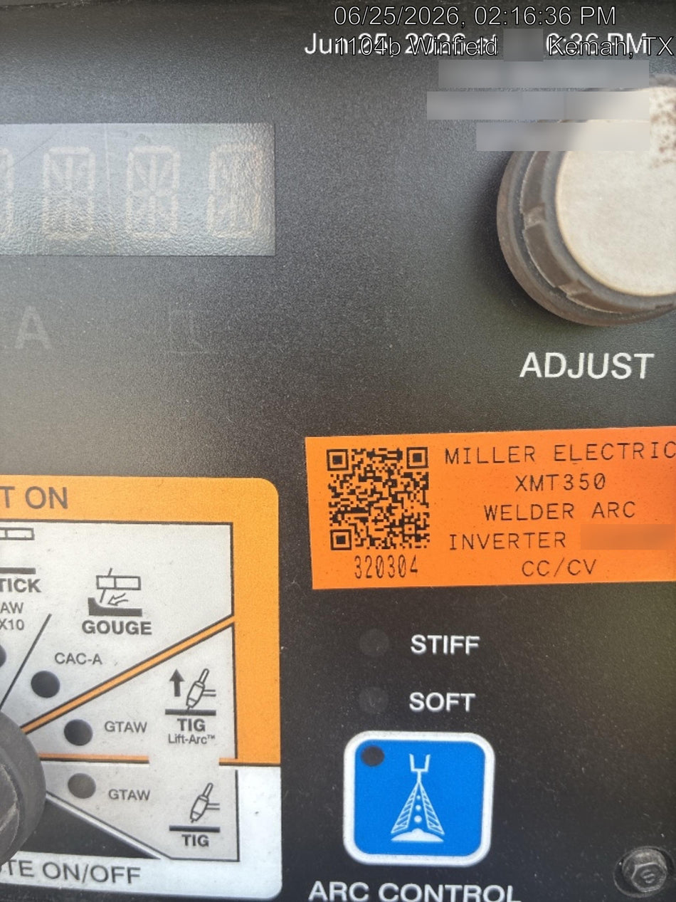 2023 MILLER ELECTRIC XMT 350