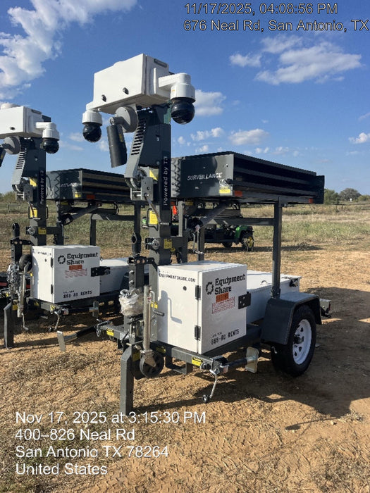 2025 NATIONAL SIGNAL Sunray Solar-Powered Mobile Integrator Tower