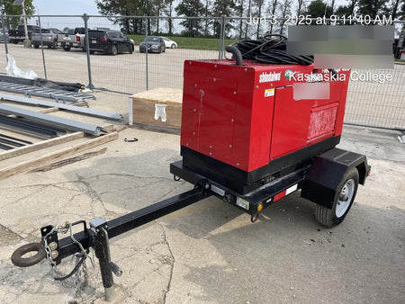 2022 Shindaiwa DGW400MDL Kubota D902 Engine, 23 HP, Dual Op Welder, Wire, Arc, Droop Stick, Tig, and CC Stick Functionality, Simulphase, 3 Phase and 1 Phase Gen Output, Single Axle NB Trlr, Slr Trckl Chrg 12V 12W, Fire Ext