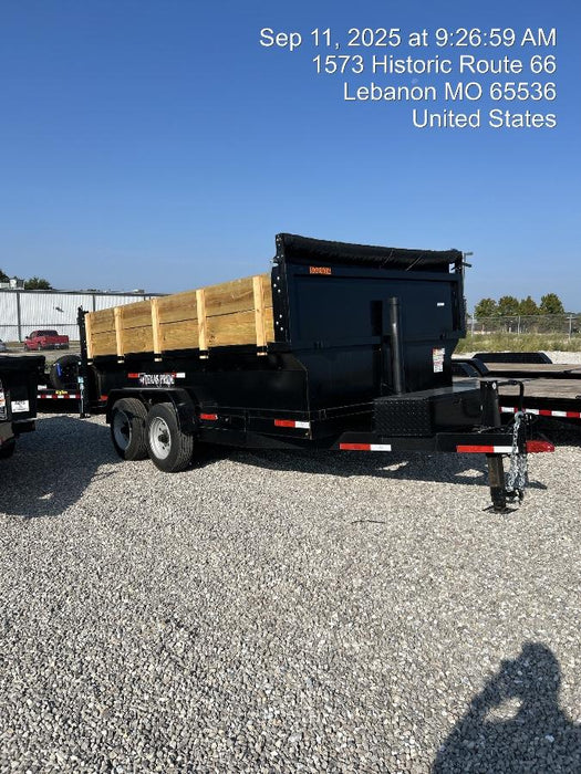 2025 TEXAS PRIDE TRAILERS DT714416KBP