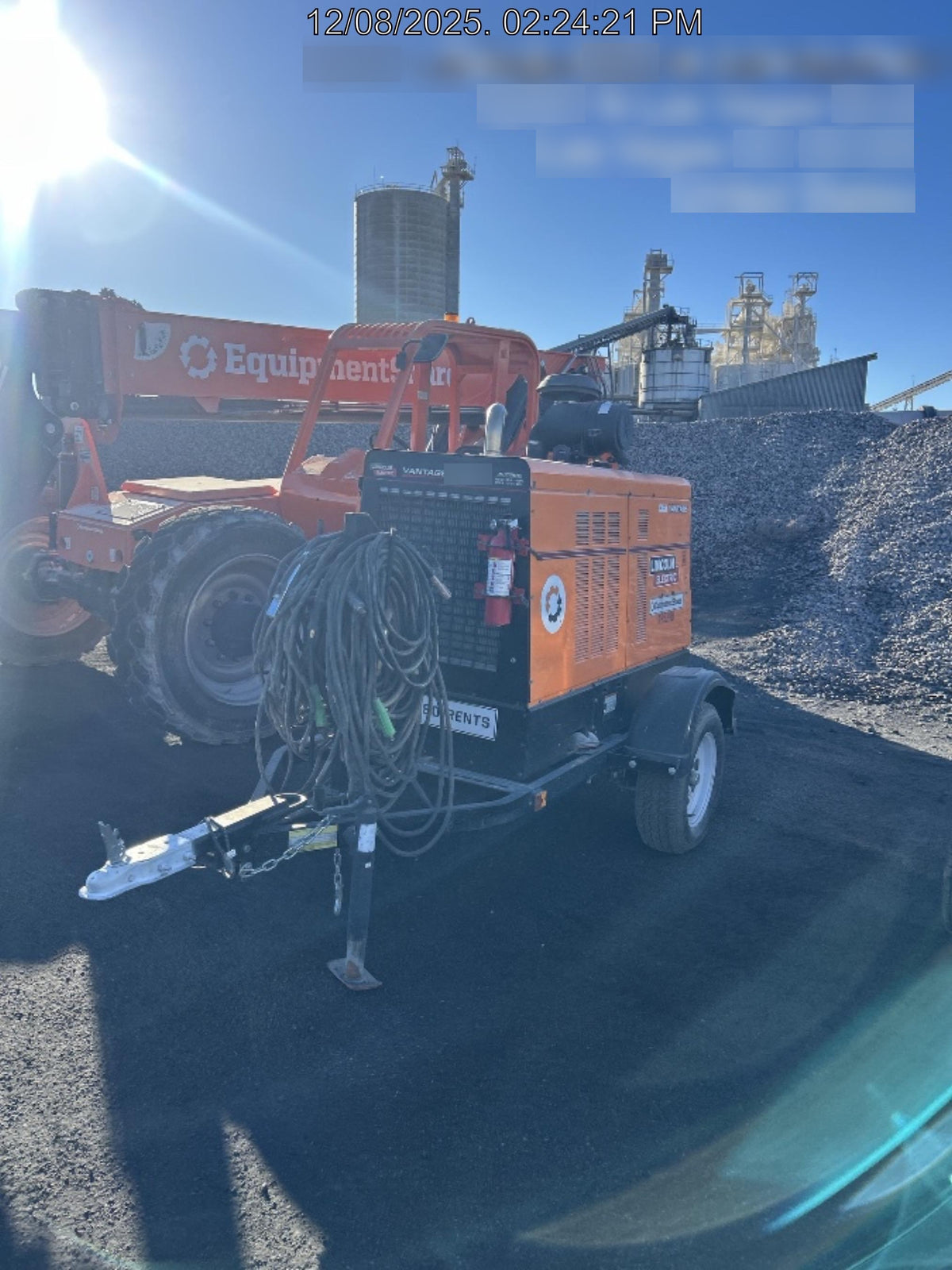 2021 Lincoln Electric Vantage 549X Ready Pak 3, ORANGE (includes trailer, cable rack, fender light kit)