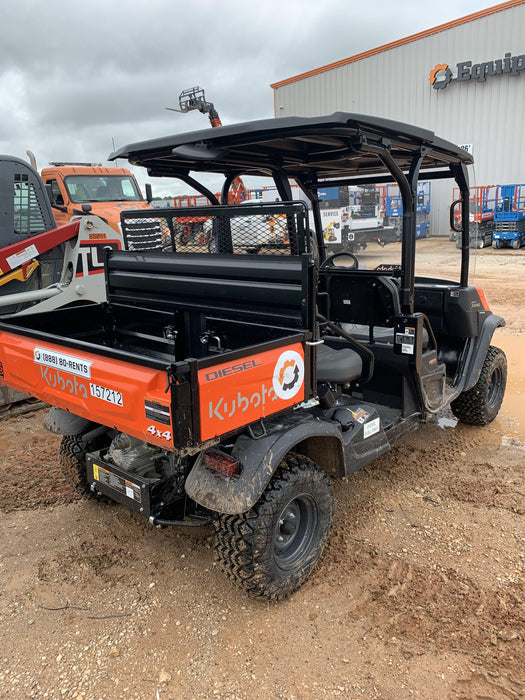 2021 Kubota RTV-X1140W-H Plastic Canopy, Windshield Acrylic Clear, LED Strobe Light, Wire Harness Kit, Back up Alarm