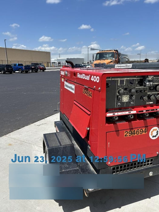 2023 Shindaiwa DGW400MDL Kubota D902 Engine, 23 HP, Dual Op Welder, Wire, Arc, Droop Stick, Tig, and CC Stick Functionality, Simulphase, 3 Phase and 1 Phase Gen Output, Single Axle NB Trlr, Slr Trckl Chrg 12V 12W, Fire Ext