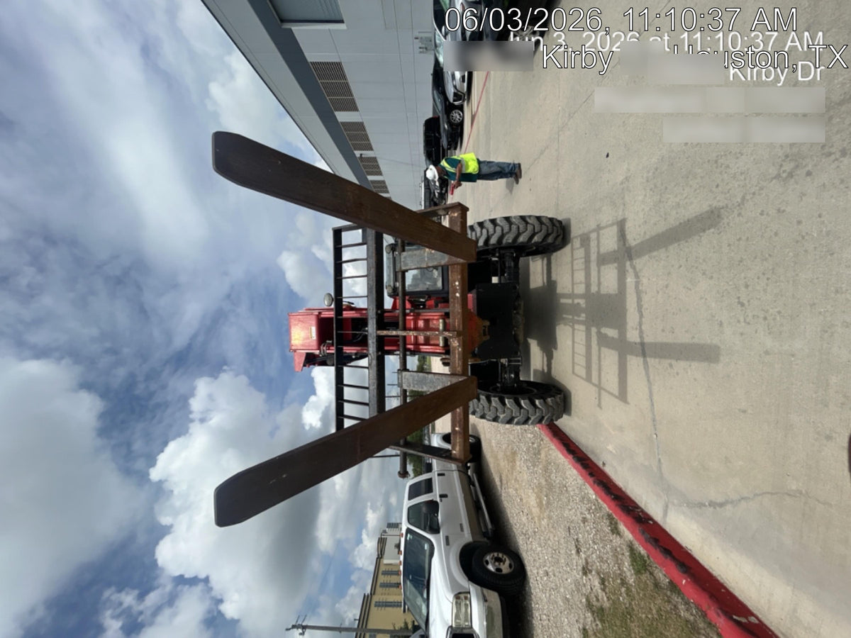2019 Manitou MTA8044 74hp T4F, Cab/Heat/Air, Cab and Boom LED work lights, Auxiliary Hydraulics, Solid Tires, Amber strobe, Lift Hook 66" Carriage, 60" Forks