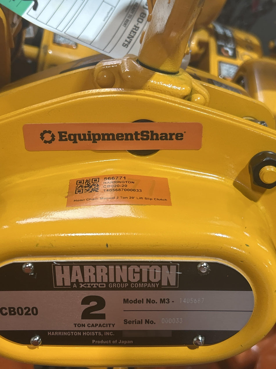 2025 HARRINGTON CB020-20