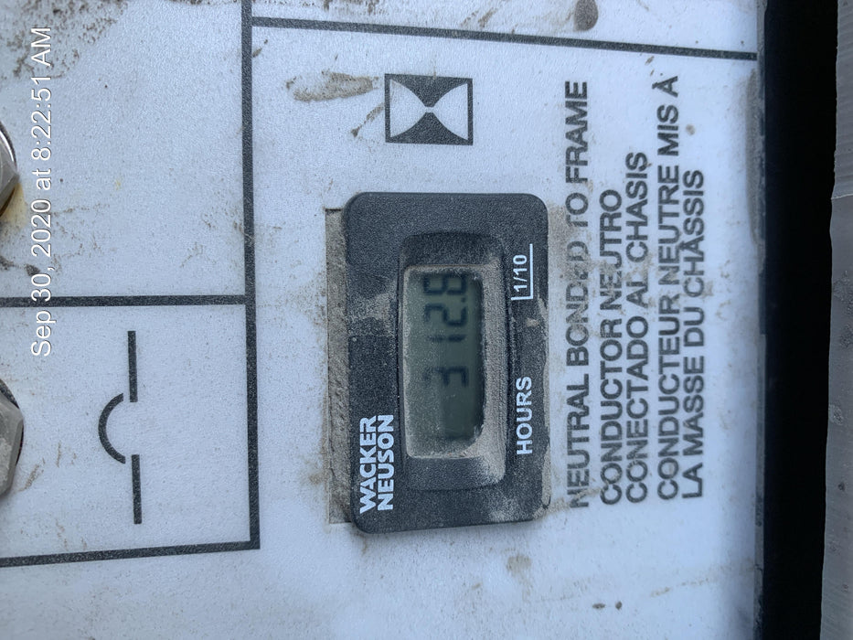 2019 Wacker Neuson LTV6L-MH Mobile Light Tower w/Fuel Level Sensor Installed