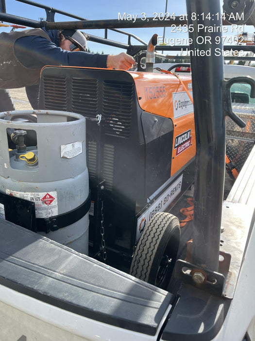 2021 Lincoln Electric Ranger 305 LPG LPG One-Pak (includes undercarriage, tank holder & tank strap) ORANGE