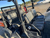 Kubota RTV-X1140W-H 4WD utility cart -LED strobe -Windshield tempered glass -Plastic canopy -Wire harness kit -Backup alarm