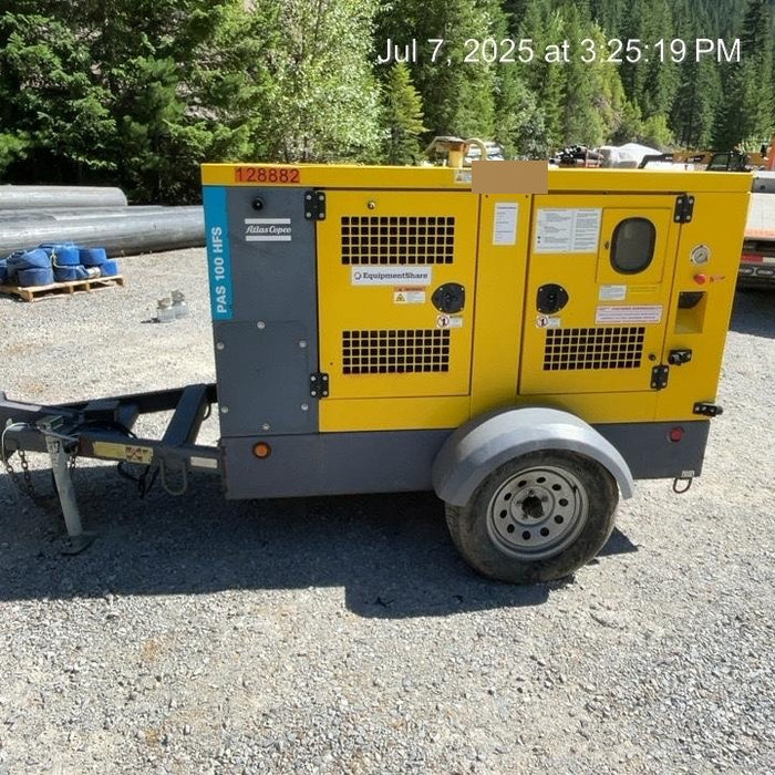 2020 ATLAS COPCO PAS 100 HF CS Enclosed