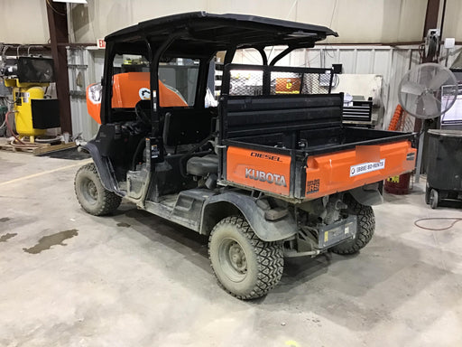 Kubota RTV-X1140W-H 4wd Utility Cart, LED Strobe, Windshield Tempered Glass, Pastic Canopy, Wire Harness Kit, Backup Alarm