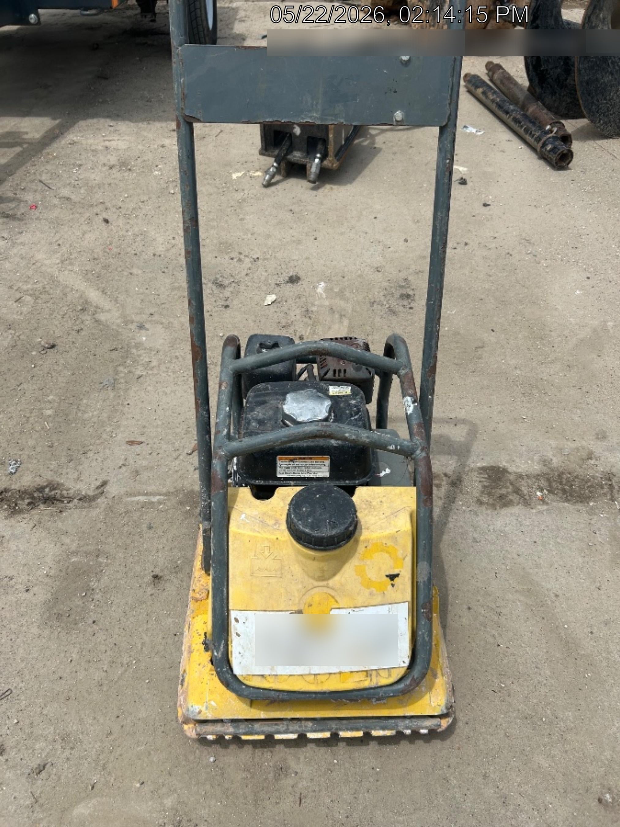 2018 Wacker Neuson WP1550AW Wacker Neuson WP1550AW Plate Compactor