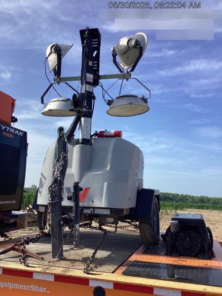 2019 Wacker Neuson LTV6L-MH Wacker Neuson LTV6L Mobile Light Tower w/Fuel Level Sensor Installed
