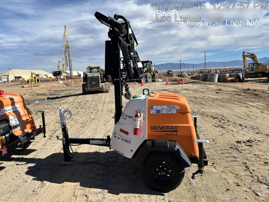 2024 Generac MLT2 Diesel, Flex Switch 120V Input, Powerzone Controller, 
(4) 320W LED Lights, 4kW Generator, 39.9 Gal Fuel Tank, 2" Ball, T3