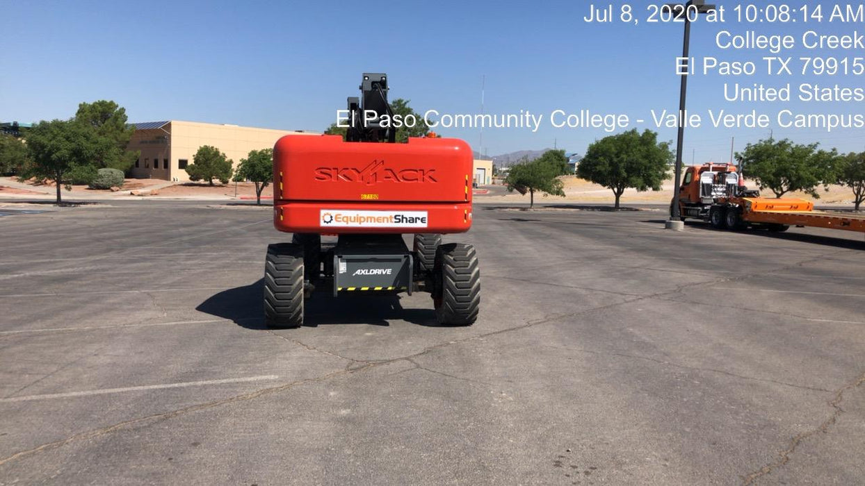 2020 Skyjack SJ86T+ Deutz Diesel, 4wd, FF Tires, Inward Self Closing Gate, Tool Tray, Beacon, 12kW Generator