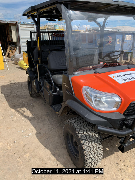 2021 Kubota RTV-X1140W-H Plastic Canopy, Windshield Acrylic Clear, LED Strobe Light, Wire Harness Kit, Back up Alarm