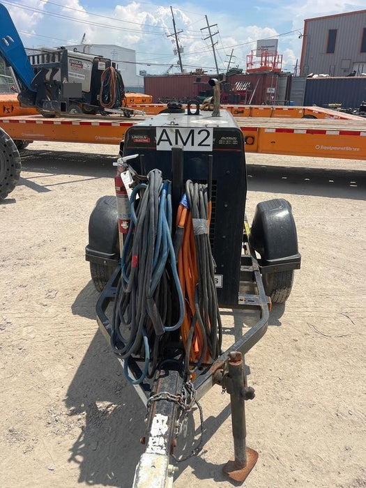 2019 Lincoln Electric Vantage 322 Welder Ready-Pak 3, Two wheel trailer, Fender and Light kit, Cable Rack