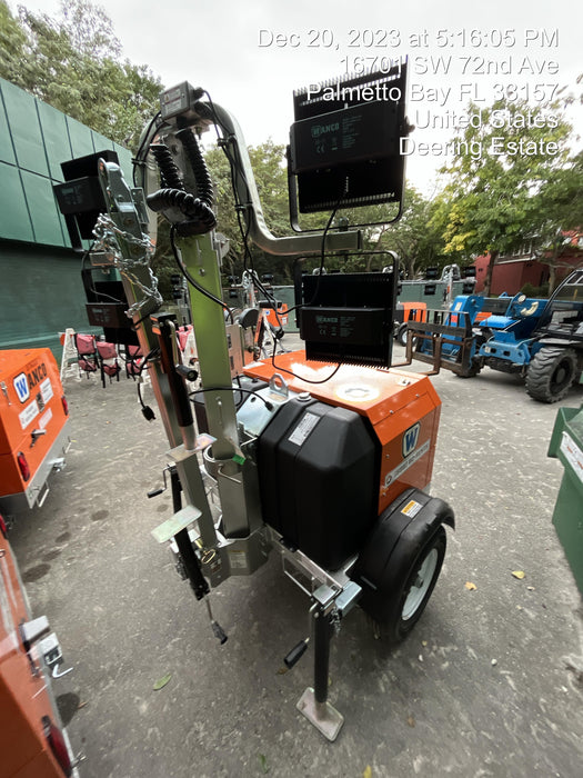 2023 Wanco WLTT-4MM4K Diesel, Deep Sea Controller, Shore Power Plug, Auto Start, (4) 350W LED Floodlights, 4kW Generator, 60 Gal Fuel Tank, 2" Ball, T3