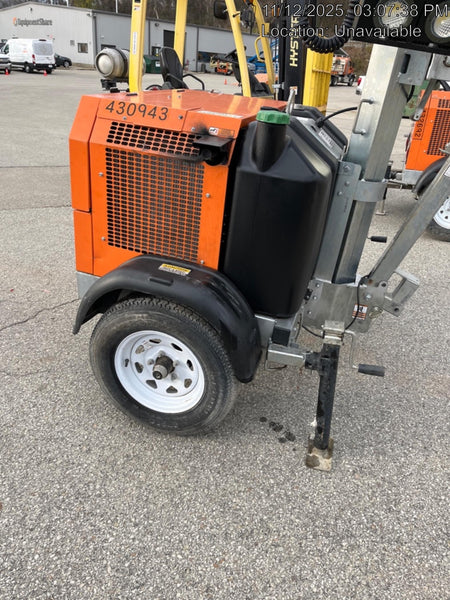 2024 Wanco WLTT-4MM4K Diesel, Deep Sea Controller, Shore Power Plug, Auto Start, (4) 350W LED Floodlights, 4kW Generator, 60 Gal Fuel Tank, 2" Ball, T3