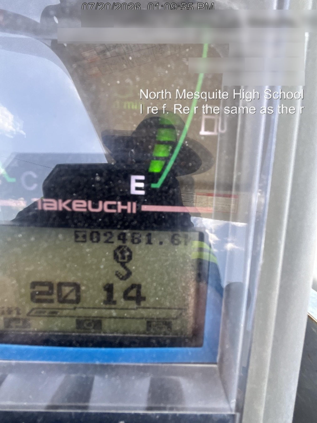2019 Takeuchi TB260 Takeuchi TB260 Canopy w/Rubber Tracks, Auxiliary Hydraulics, Standard Blade, Manual QC
