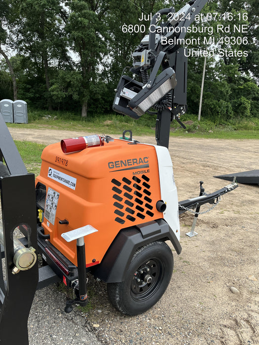 2024 Generac MLT2 Diesel, Flex Switch 120V Input, Powerzone Controller, 
(4) 320W LED Lights, 4kW Generator, 39.9 Gal Fuel Tank, 2" Ball, T3