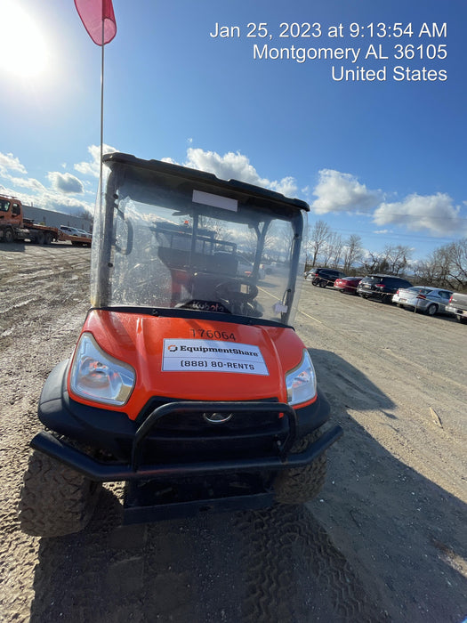 2021 Kubota RTV-X1140W-H Plastic Canopy, Windshield Acrylic Clear, LED Strobe Light, Wire Harness Kit, Back up Alarm