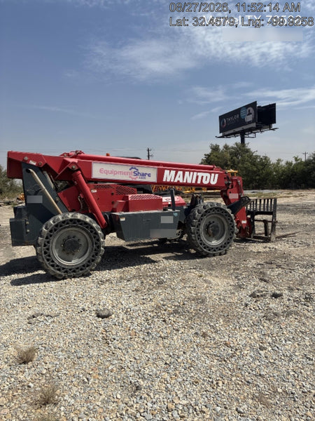 2018 Manitou MTA10055 MTA10055 - 74 HP T4, Canopy, Worklights/Strobe, Beacon, 66" Carriage, 60" Forks, Solid Tires, Lift Hook, Aux Hydraulics