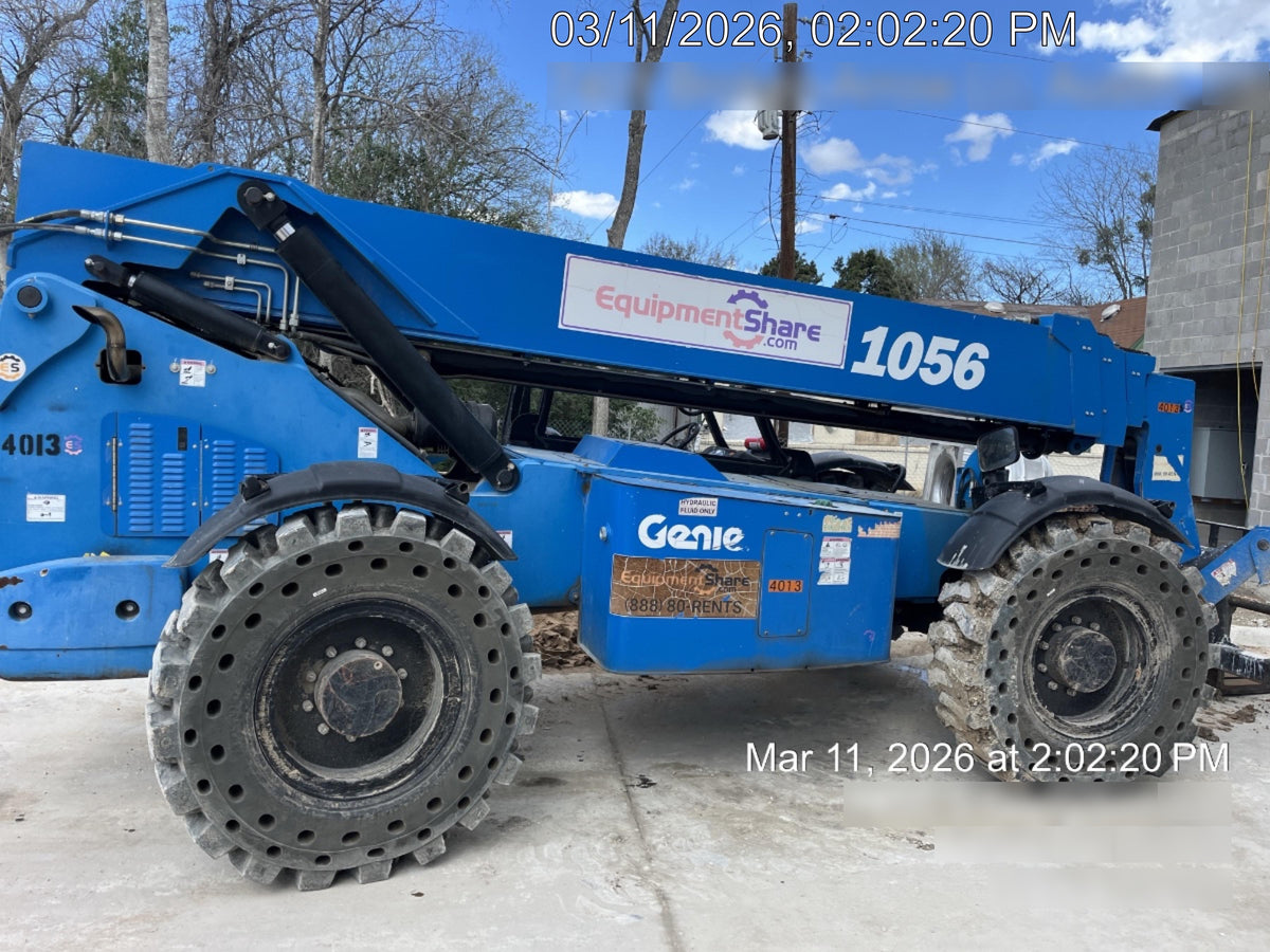 2017 Genie GTH-1056 Genie GTH1056, Solid Tires, 60" carriage, Light Kit, Open ROPS